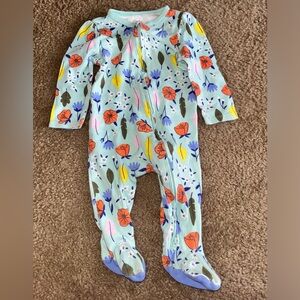 Floral Cloud Island Footie